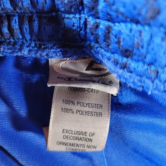 C9 by Champion Men's Blue Digital Camo Athletic Shorts | Size M | 100% Polyester - Picture 8 of 8